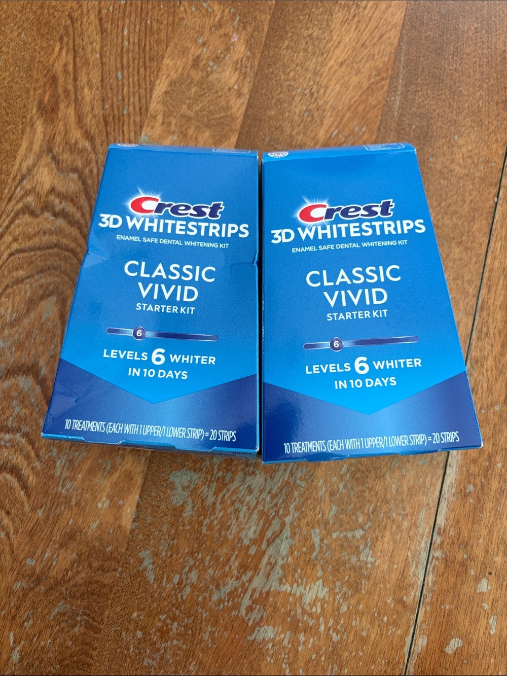 Crest Classic Vivid At-Home Teeth Whitening Starter Kit Lot of 2 NWT/NIP